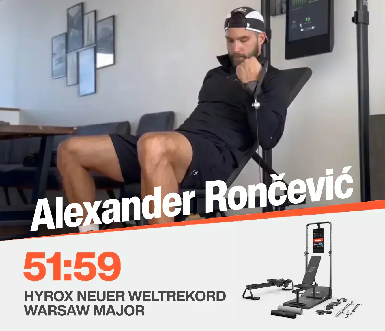 Das Training hinter der 51:59 von Alexander Rončević bei HYROX