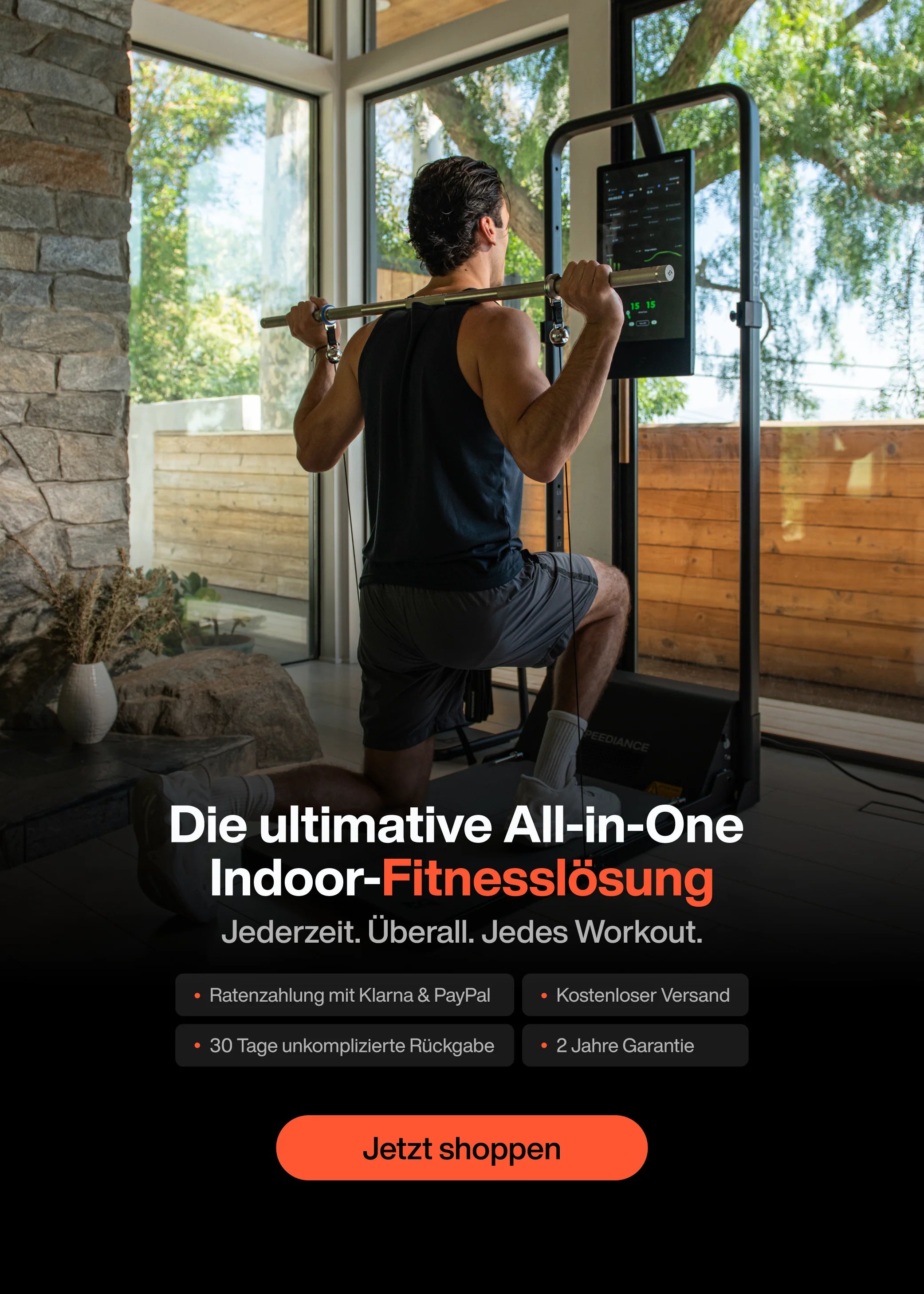 Die ultimative All-in-One Indoor-Fitnesslösung | Speediance